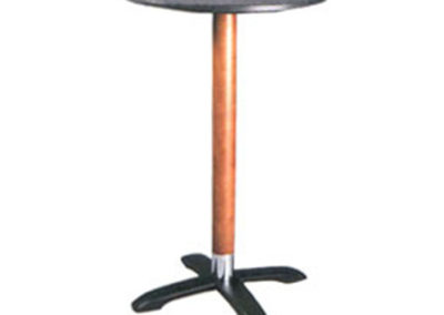 Table haute - colonne bois - HK2